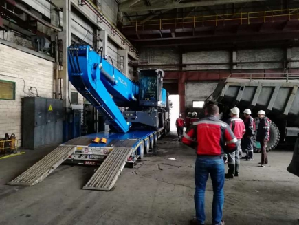 ПОСТАЧАННЯ МОБІЛЬНОГО ГІДРАВЛІЧНОГО ПЕРЕВАНТАЖУВАЧА TEREX FUCHS MHL 340F