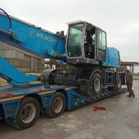 Постачання і введення в експлуатацію мобільного гідравлічного перевантажувача terex fuchs mhl 354